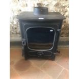 A Charnwood 4KW woodburning stove, little used