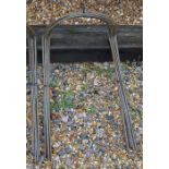 Ten medium curved plant frames