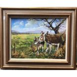 Janet Griffith - Donkey and foal