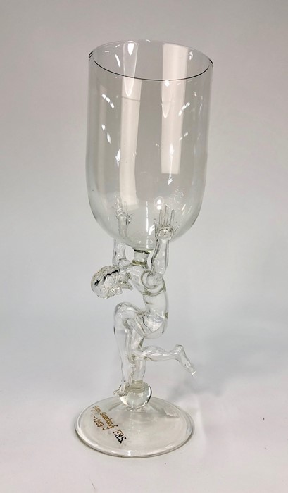 A continental glass goblet - Image 2 of 3