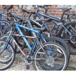 Three Carrera hardtail mountain bikes, Centos, Vengeance, Hellcat to/w two other mountain bikes