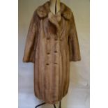 Mink full-length coat etc.