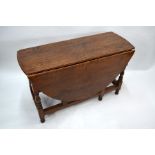 18th century elm gateleg table