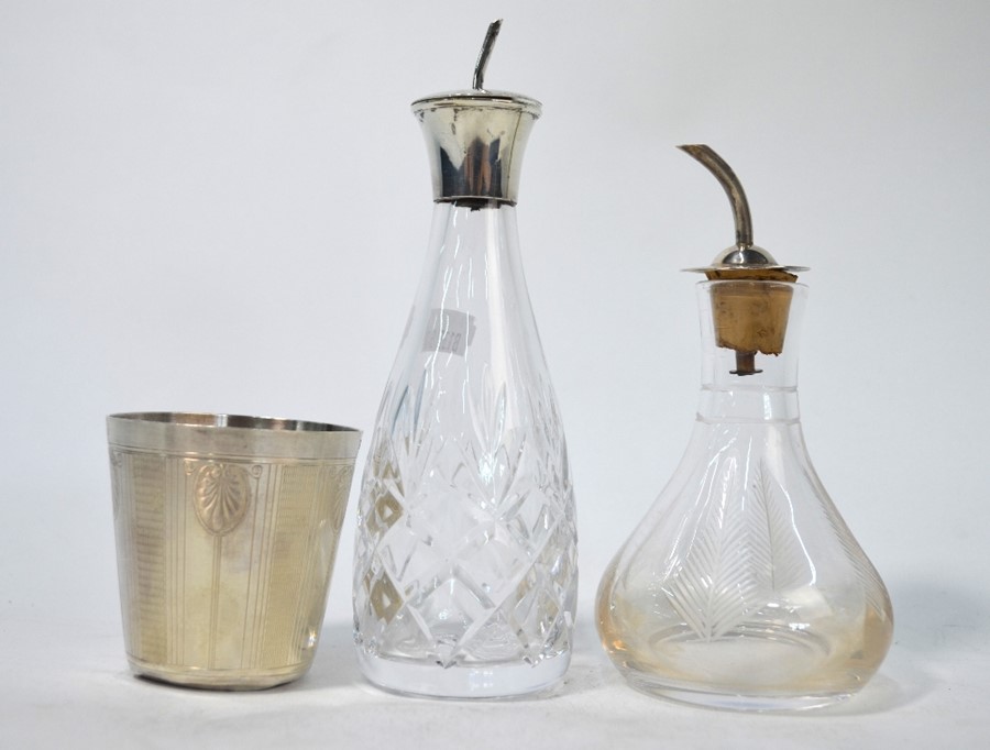 Two silver topped glass bitters bottles etc. - Image 2 of 3