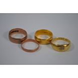 Four various rings