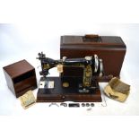 An 1892 US Wheeler & Wilson sewing machine