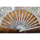 19th century Continental fan