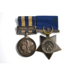 Victorian Egypt Medal (1882-89) to Leut. W. Moore, 1/Shrop. L.I., bar Saukin 1885