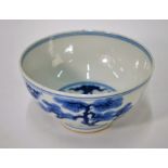 A Chinese blue and white 'Three Friends of Winter' bowl