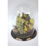 A Victorian arrangement of wax fruit