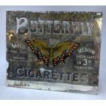 Butterfly Cigarettes advertising mirror