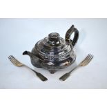 George IV silver teapot etc.