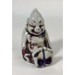 A Bernard Moore novelty miniature figure of a seated imp