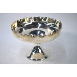 Edwardian silver fruit bowl