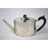 Regency silver teapot