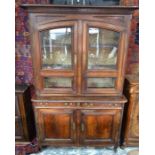 18th/19th century French oak chiffonier cabinet