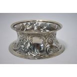 An Edwardian Irish silver potato ring