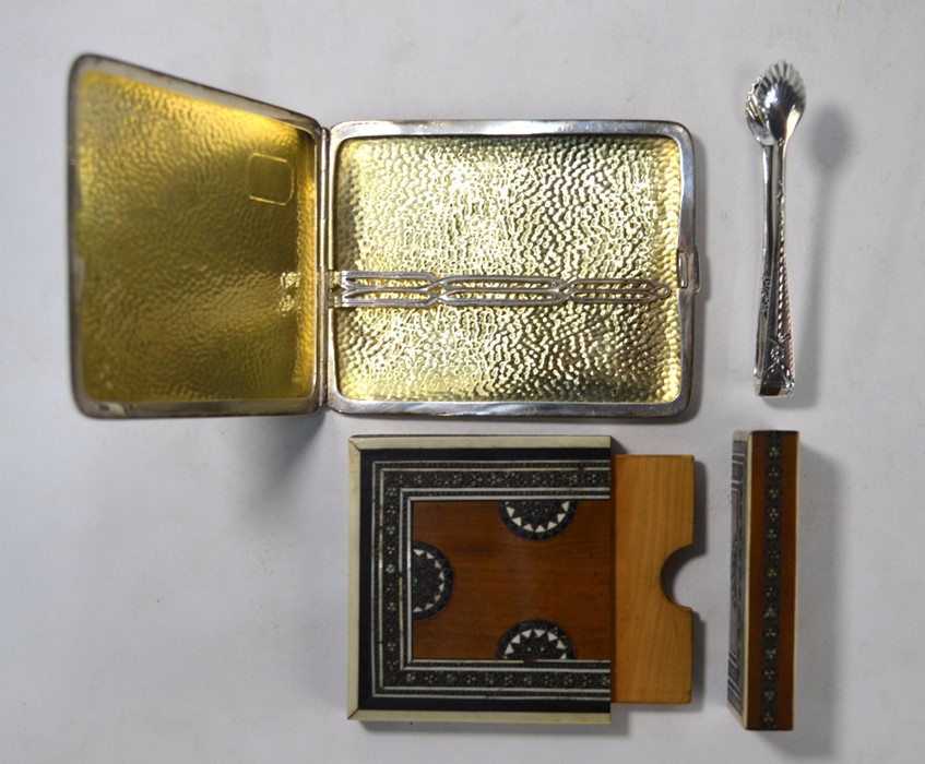 Sterling cigarette case etc. - Image 2 of 4