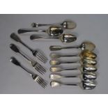 Georgian and Victorian silver teaspoons etc.