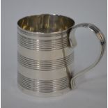 George III silver Christening mug