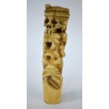 Antique ivory carving etc.