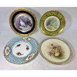 Four Minton cabinet plates