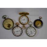 Five pocket watches