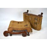 A pair of Regency period foot stools