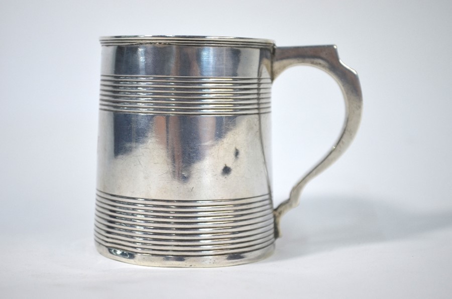 George III silver half-pint mug - Image 2 of 4