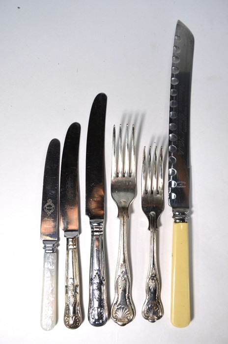 Electroplated knives and tea service etc. - Image 2 of 3