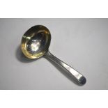 George III silver caddy spoon