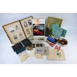 Victorian leather bound photograph album