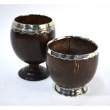 Antique coconut cups