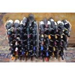 Over sixty bottles of world wines