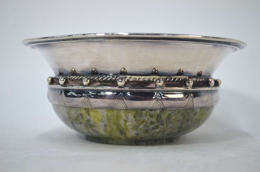 Garrard silver and turned marble bowl - Image 4 of 5