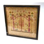 William IV large Cross-Stitch and petite point sampler