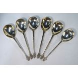 Victorian silver serving spoons
