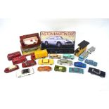 A collection of Dinky and other model vehicles