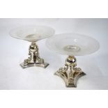 Pair of Victorian comports