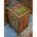 A fine quality Victorian Davenport desk, possibly olive wood,