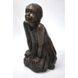 Christine Charlesworth bronze, 'The Story'