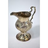 George III silver cream jug