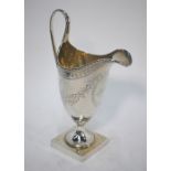 Hester Bateman silver cream jug