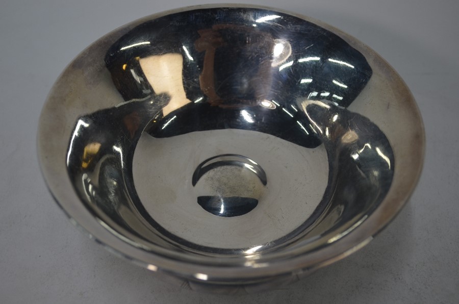 Garrard silver and turned marble bowl - Image 5 of 5