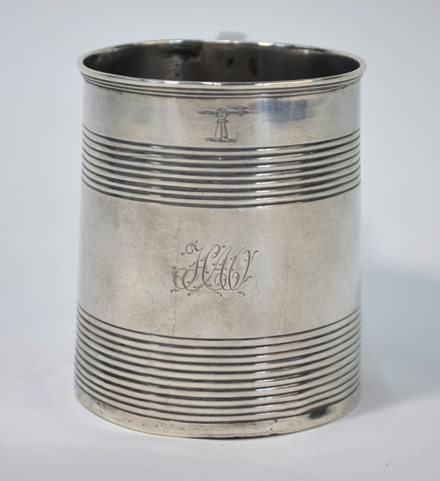 George III silver half-pint mug - Image 3 of 4