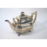 Regency Irish silver teapot
