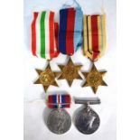 A WW II posthumous Royal Navy DSM group of medals to M X 55852 A.J.J. Cutler O.A.3