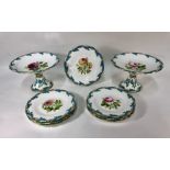 Victorian Minton porcelain dessert service