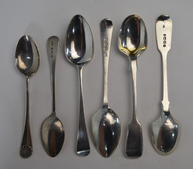 Georgian silver teaspoons and other silver - Image 2 of 2