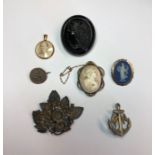 A collection of Victorian and later brooches